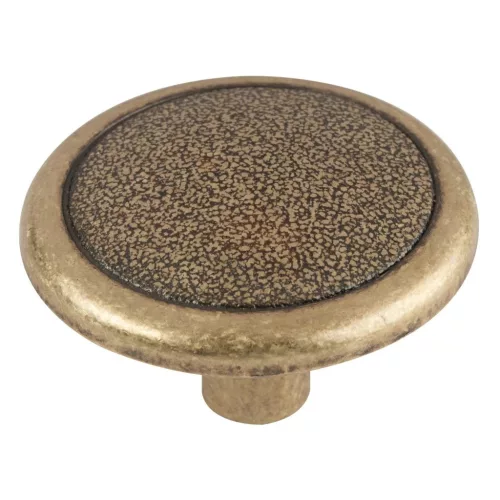 Revis bútorgomb átmérője 37mm sárgaréz patinás