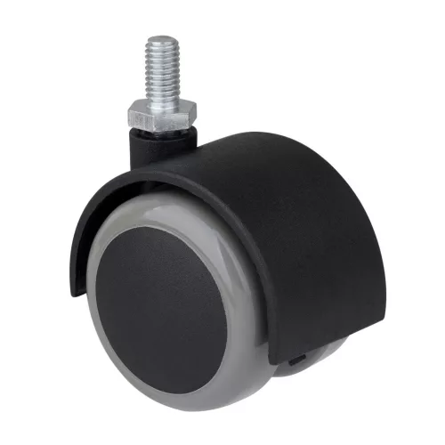 Bútorkerék M8-as csappal 50 mm átmérőjű 50 kg teherbírású