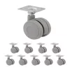 Bútorgörgő szürke talppal 40 mm átmérőjű