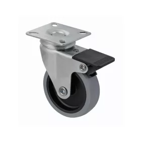   Görgő talppal kemény padlóhoz forgó fékkel átmérője 75 mm