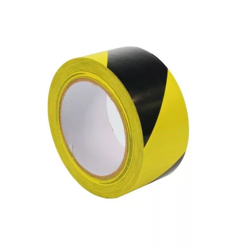 Sraffozott ragasztószalag - sárga-fekete 50mmx33m öntapadós