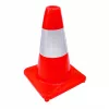 PE kúp piros és fehér magasság 320 mm műanyag