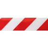 Figyelmeztető szalag piros-fehér 50mikron x 75mm x 100m