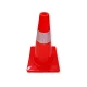 Figyelmeztető forgalmi bója 430 mm magas műanyag
