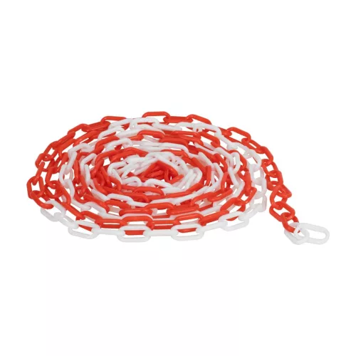Határlánc piros és fehér 5 m hosszú