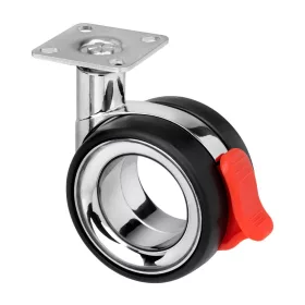   Design bútorkerék 75 mm átmérőjű talppal ellátott forgó fékkel teherbírás 85 kg