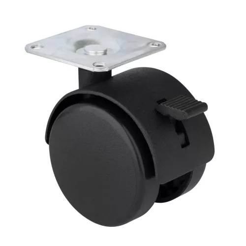 Bútorkerék fékkel átmérő 50 mm teherbírás 45 kg