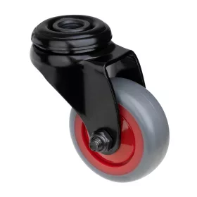   Készülékkerék kemény padlóhoz 50 mm átmérőjű furatos forgó teherbírás 50 kg