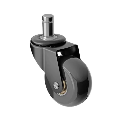 Irodai görgő átmérő 50 mm csapátmérő 11 mm fekete teherbírás 50 kg 5 db.