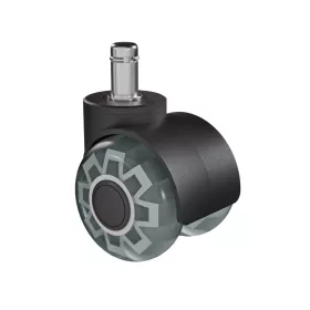   Kancelářské kolečko průměr 50 mm s čepem průměr 11 mm átlátszó nosnost 60 kg 5 ks