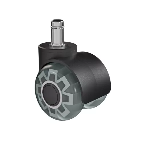 Kancelářské kolečko průměr 50 mm s čepem průměr 11 mm átlátszó nosnost 60 kg 5 ks