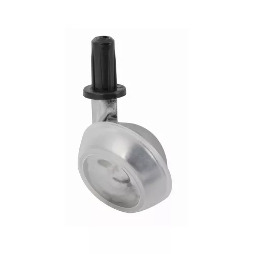 Bútorkerék forgó puha padlóra 50 mm átmérőjű perselyes