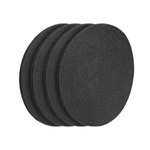 Walteco Csúszásgátló alátét, 83 mm átmérőjű, RT-61, öntapadós, fekete, 4 db