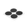 Walteco Csúszásgátló alátét, 34 mm átmérőjű, RT-62, öntapadós, fekete, 12 db.