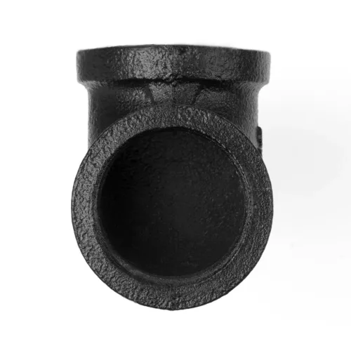 Walteco Rusticline könyök 3/4", 90°, RT-5, fekete