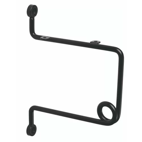 Konzol 250x200mm fekete pár