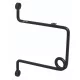 Konzol 250x200mm fekete pár