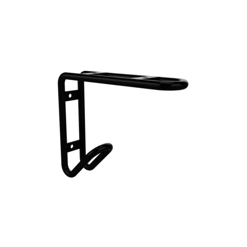 Horgokkal ellátott konzol 38x125x160mm teherbírás 20 kg fekete