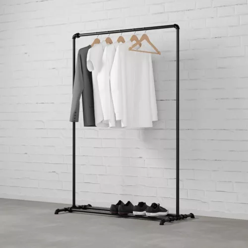 Walteco FREJA I - Rusticline ruhaszárító cipőtartóval, szabadon álló, 1100x1580mm