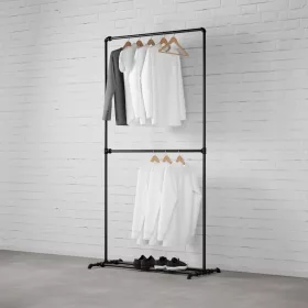   Walteco FREJA I - Rusticline ruhaszárító cipőtartóval, szabadon álló, 1100x2100mm