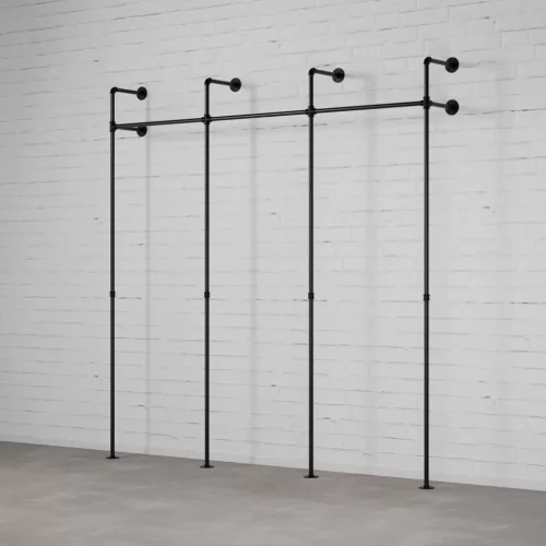 Walteco DARIO III EGYSZEMÉLYES - Rusticline gardróbszekrény szett, falra szerelhető, 3330x2300mm