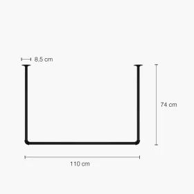 Walteco AVA - Rusticline mennyezeti ruhaakasztó 1100x740mm