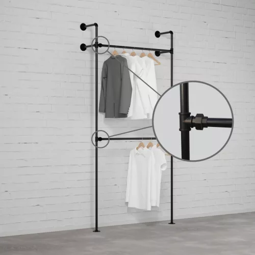 Walteco DARIO I DOUBLE - Rusticline garnitúra, falra szerelhető, 1100x2302mm