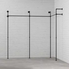   Walteco DARIO III CORNER - Rusticline gardróbszekrény szett, falra szerelhető, 2220x1110x2300mm