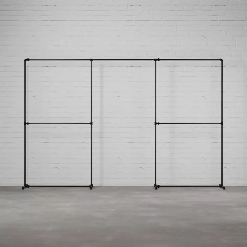 Walteco FREJA V - Rusticline ruhaszárító állvány, szabadon álló, 3300x2100mm