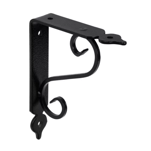 Kovácsolt konzol 140x110mm teherbírás 20kg fekete