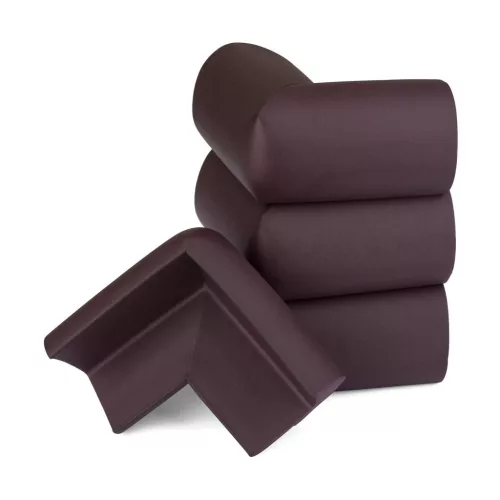 Sarokvédő 55x55x35mm öntapadós barna 4 db.