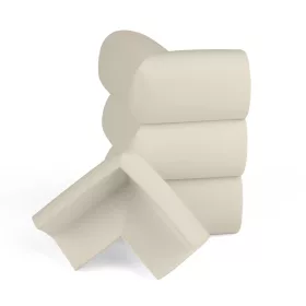 Sarokvédő 55x55x35mm öntapadós bézs 4 db.