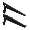 Oldalsó gerenda 230 mm, matt fekete, 1 pár