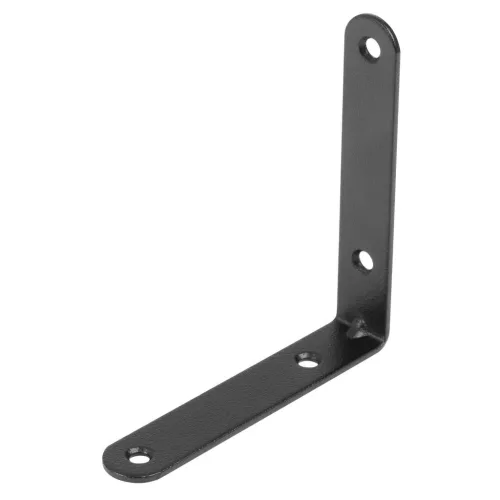 Csatlakozó szögidom 80x80x15mm fekete