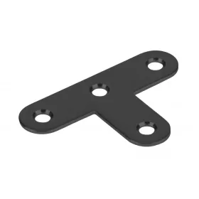 Összekötő lemez T 40x60x15mm fekete