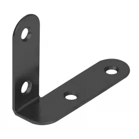 Csatlakozó szögidom 45x60x16mm balos fekete