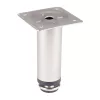 Kerek bútorláb átmérő 30 mm magasság 100 mm állítócsavarral együtt matt nikkel