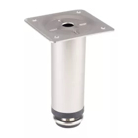   Kerek bútorláb átmérő 30 mm magasság 100 mm állítócsavarral együtt matt nikkel