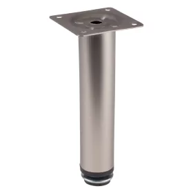   Kerek bútorláb átmérő 30 mm magasság 150 mm állítócsavarral együtt matt nikkel