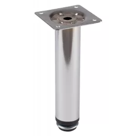   Kerek bútorláb átmérő 30 mm magasság 150 mm állítócsavarral együtt krómozott