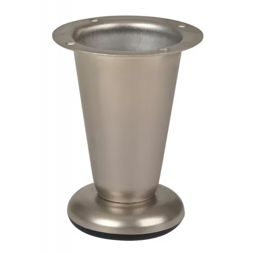 Bútorláb átmérője 60/70 mm magasság 100 mm matt nikkel