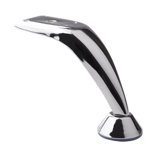 100 mm magas bútorláb ferde krómozott