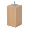 Bútorláb 55x55x100mm fa lakkozott bükkfa