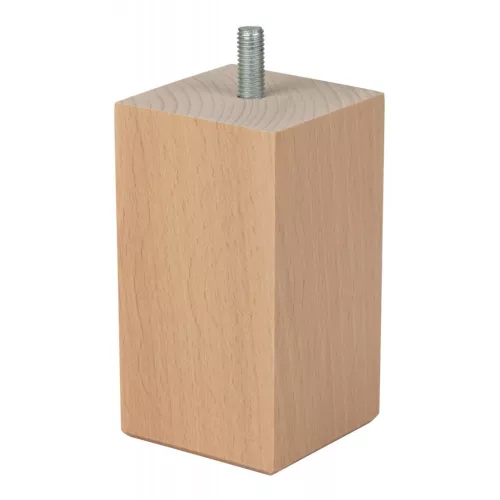 Bútorláb 55x55x100mm fa lakkozott bükkfa