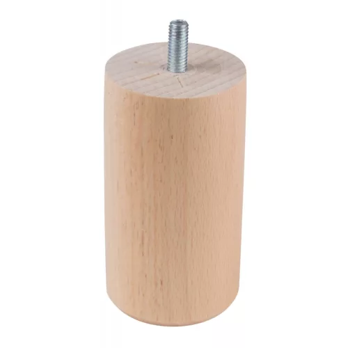 Bútorláb átmérő 55 mm magasság 100 mm fa lakkozott bükkfa