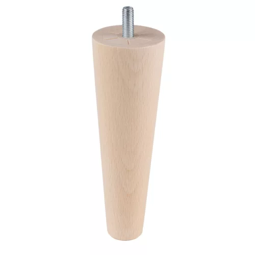 Bútorláb átmérője 25/55 mm magasság 150 mm fa lakkozott bükkfa