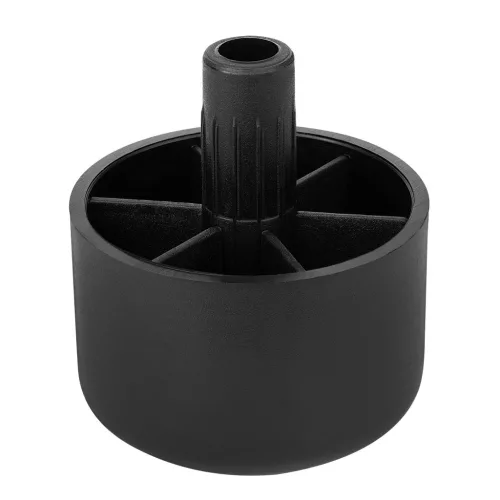 Csúszótalp 60 mm magasság 38 mm műanyag fekete