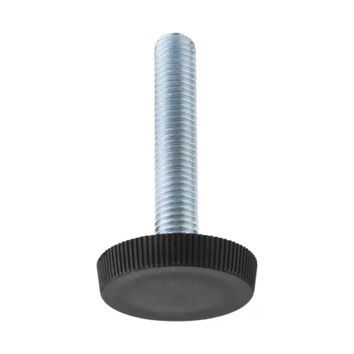 M10-es rögzítőcsavar alapátmérő 35 mm magasság 56 mm fekete