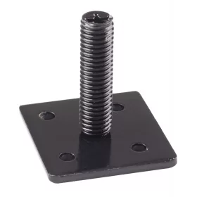 40x40 mm-es beállítólemez M10 fekete