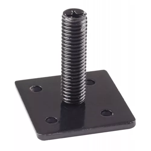 40x40 mm-es beállítólemez M10 fekete